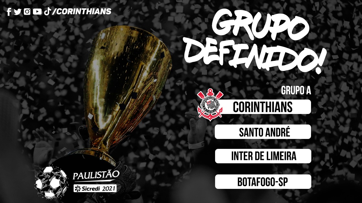 Corinthians conhece o seu grupo do Paulistão 2023; confira todos os grupos