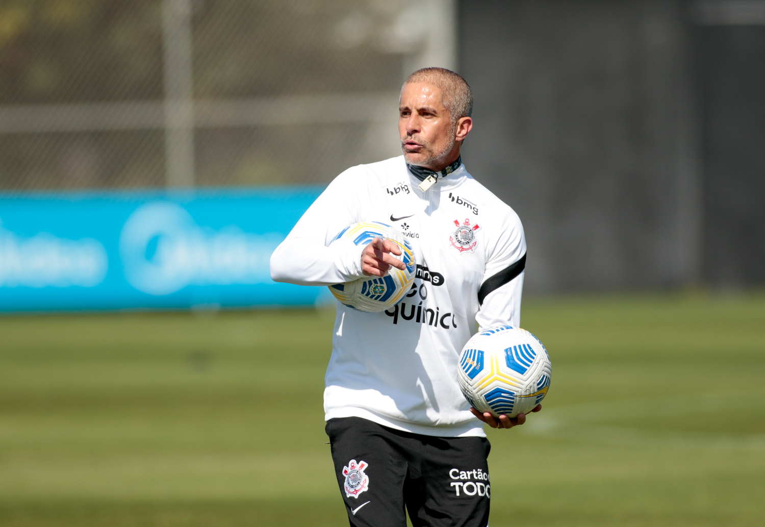 com treino de finalizações, Timão segue preparação para duelo contra Flamengo
