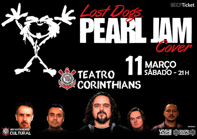Teatro Corinthians apresenta show em tributo ao Pearl Jam em 11 de