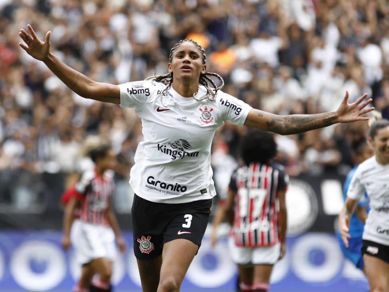 Futebol Feminino: Timão goleia o São Paulo por 4 a 1 e é tetracampeão  paulista