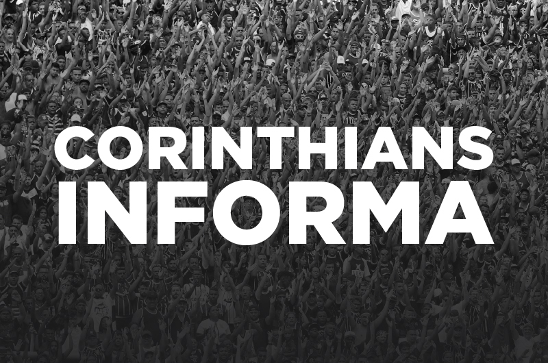 Corinthians informa: Canais oficiais de venda de ingresso