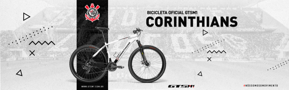Licenciamento de bikes do Corinthians consolida sucesso da parceria com a GTSM1