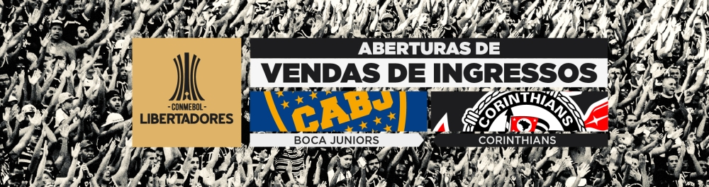 CONMEBOL Libertadores - Vendas de ingressos para Boca Juniors X Corinthians (5/7)