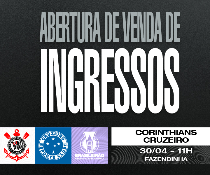 Ingressos: Corinthians x São Paulo (3/5) – Campeonato Paulista Feminino 2023