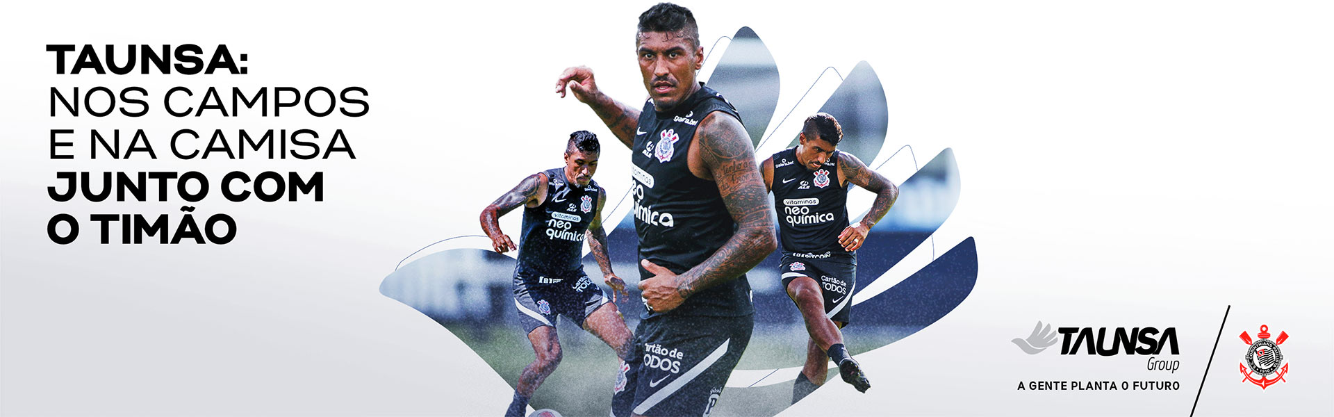 Grupo Taunsa terá logomarca estampada na camisa do Corinthians