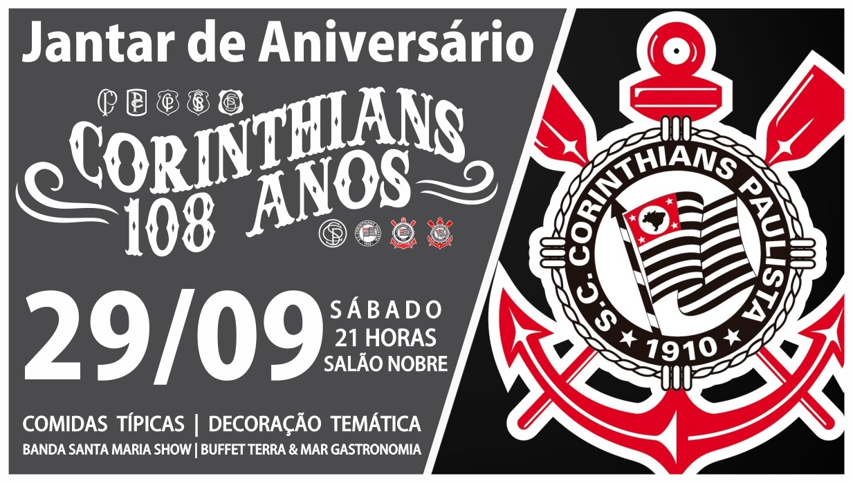 Decoração Tema Futebol Feminino - Corinthians