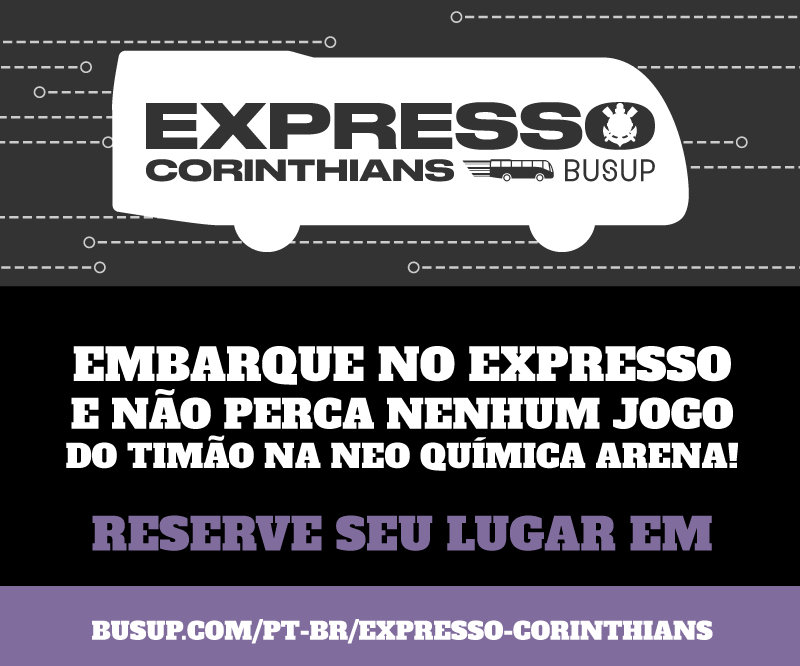 Corinthians e BusUp criam Expresso para transporte de torcedores à Neo Química Arena